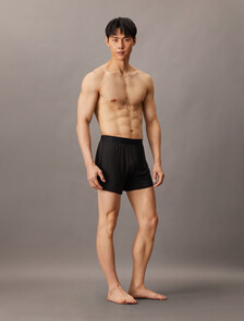 Ultra Soft Modal Slim Boxer, Black, hi-res