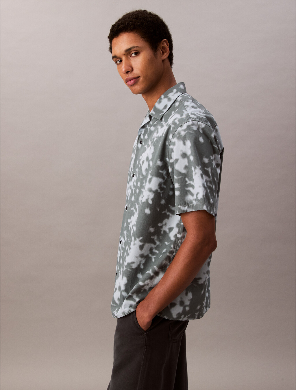 All Over Print Camp Shirt, Seaside Aqua, hi-res