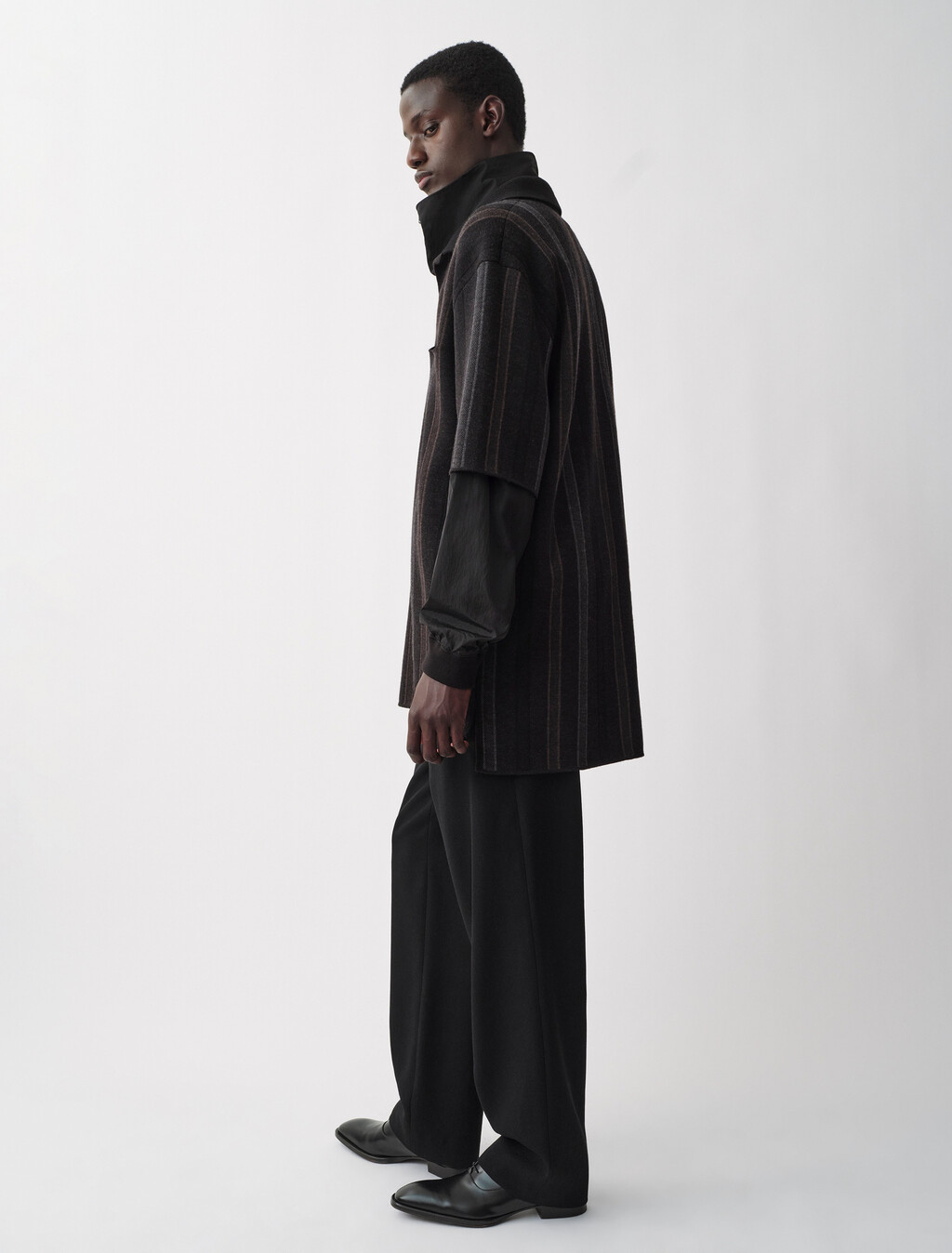 Guy Trench Coat, BLACK, hi-res