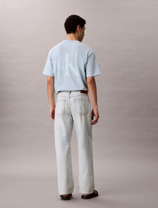 90's Straight Jeans, INDIGO SNOW, hi-res