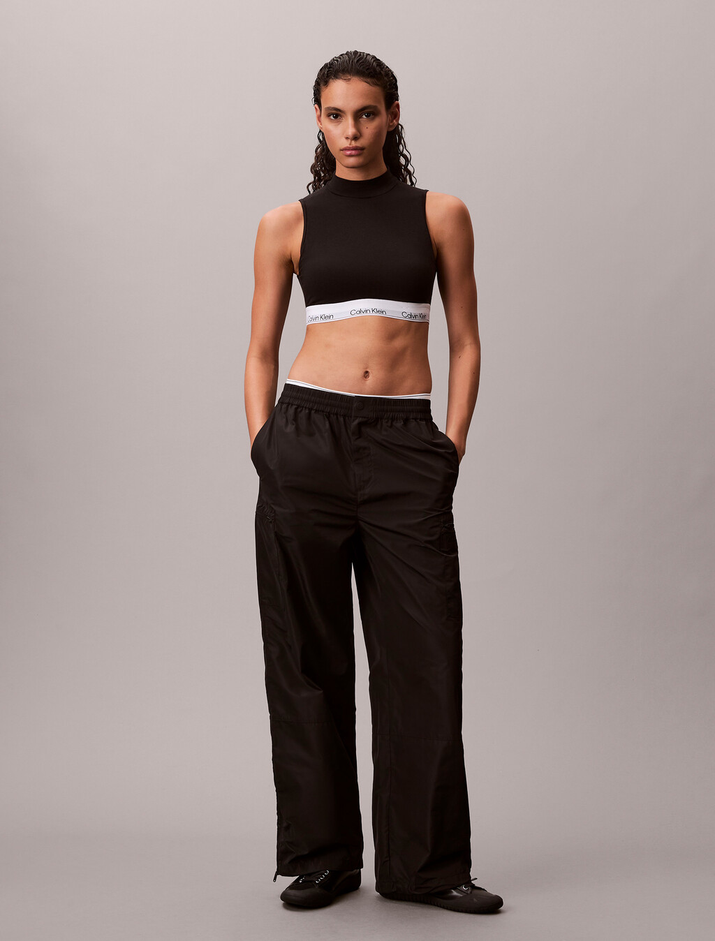 Tech Relaxed Pants, Black, hi-res
