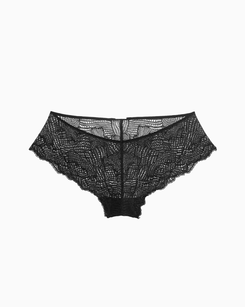 SCALLOPED LACE HIPSTER, Black, hi-res