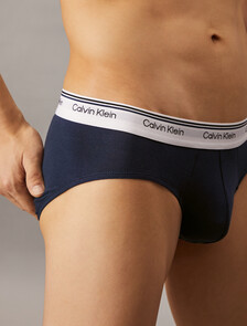 Cotton Stretch Balance Hip Briefs 3 Pack, Black/Turbulence/Blue Shadow, hi-res