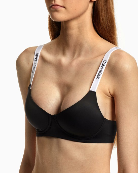 TAILORED LOGO LIGHTLY LINED WIREFREE BRA