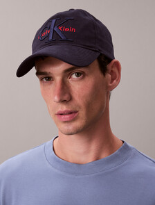 Layered Monogram Logo Graphic Baseball Cap, Moonlit Ocean, hi-res