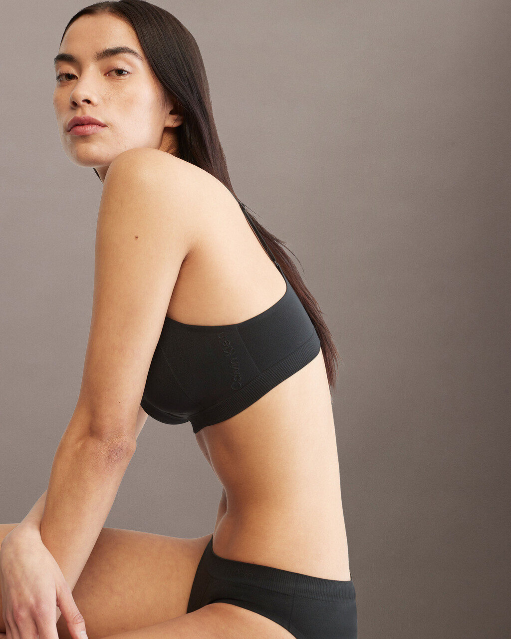 BONDED FLEX LIGHTLY LINED BRALETTE, Black, hi-res