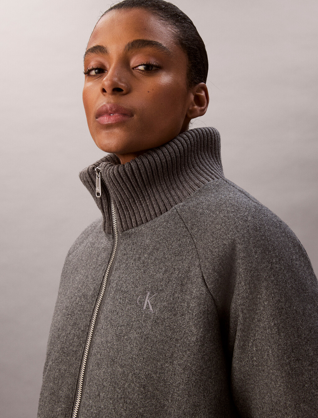 WL INSLTD DWN JCKT, Medium Grey Heather, hi-res