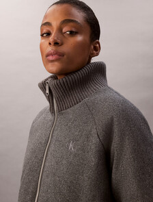 WL INSLTD DWN JCKT, Medium Grey Heather, hi-res