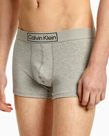 REIMAGINED HERITAGE COTTON STRETCH TRUNKS, Grey Heather, hi-res