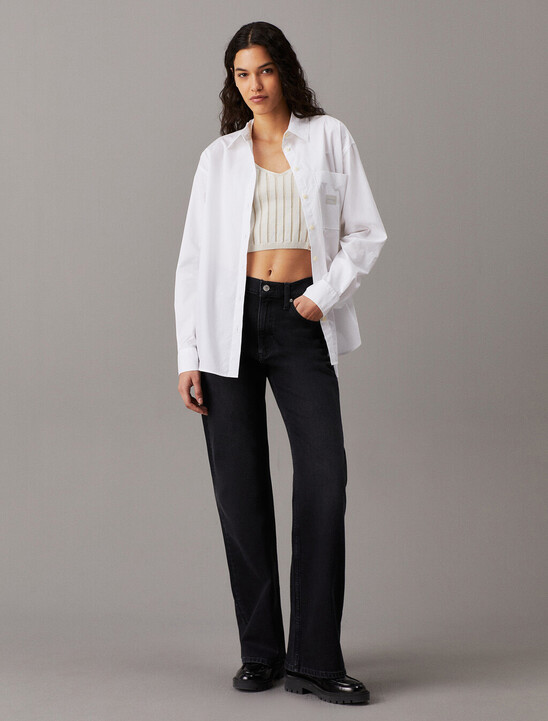 Relaxed Cotton Poplin Shirt