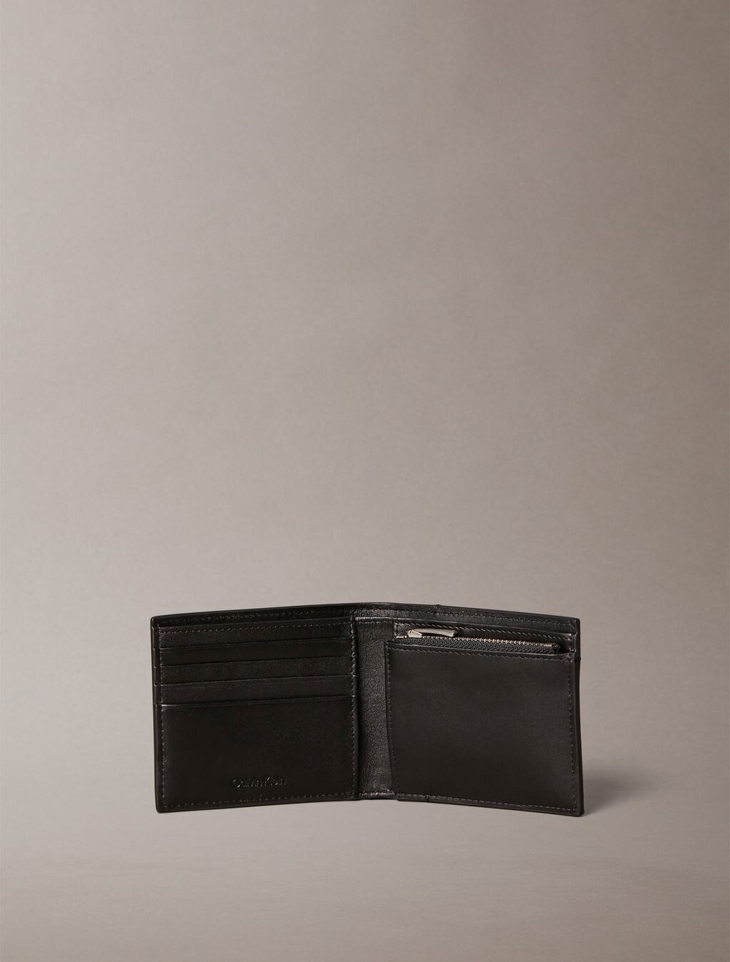 Embossed Emblem Billfold Wallet, Black, hi-res