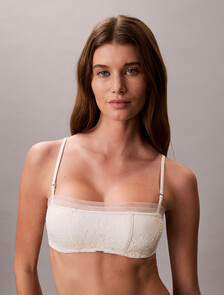 CK Black Bridal Lightly Lined Bandeau, Antique White, hi-res