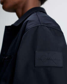 Soft Twill Shirt Jacket, Ck Black, hi-res