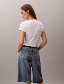 Institutional Baby Tee, Bright White, hi-res