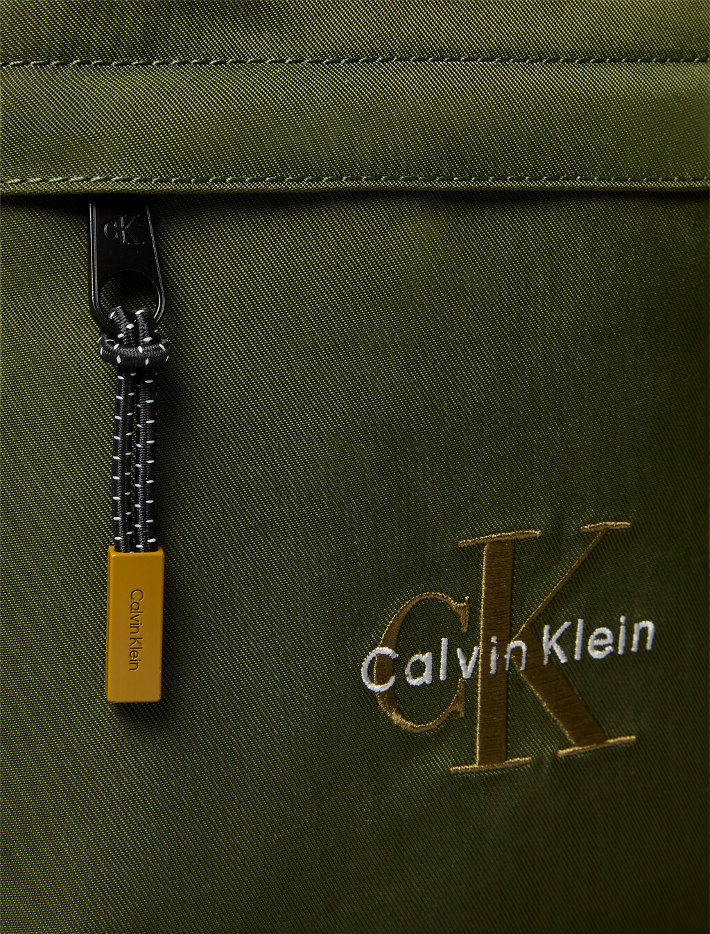 Nylon Monogram Logo Flatpack, Thyme, hi-res