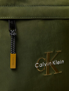 Nylon Monogram Logo Flatpack, Thyme, hi-res