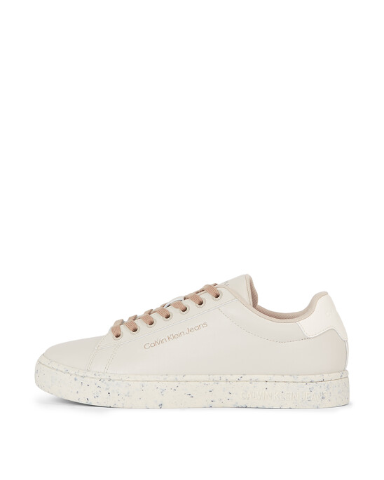 Faux Leather Trainers