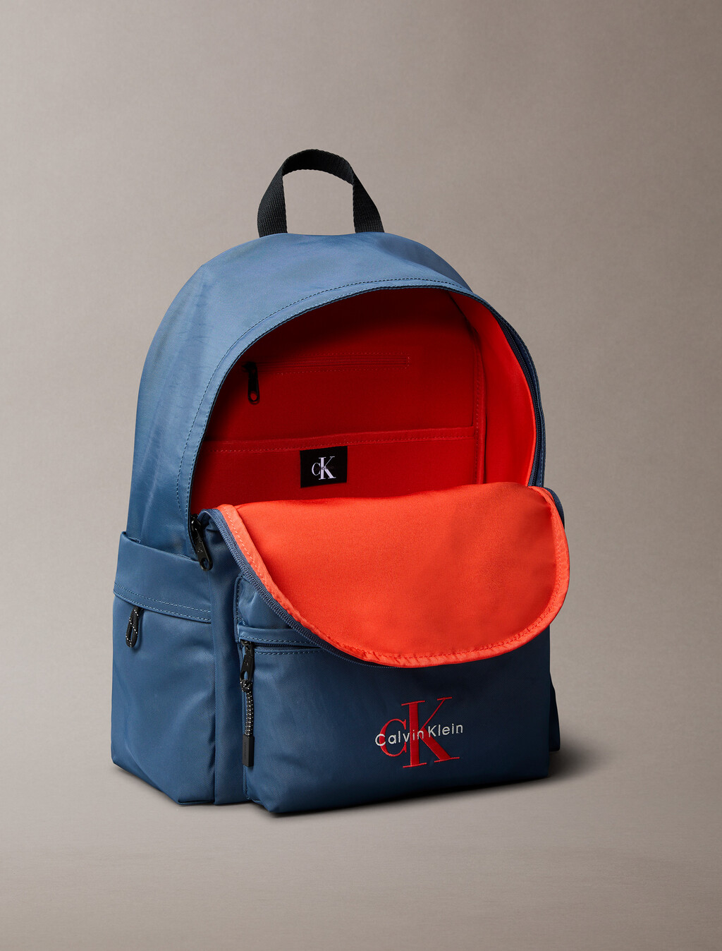 Nylon Monogram Logo Backpack, Moonlit Ocean, hi-res