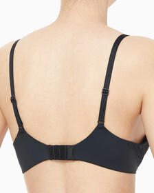 Perfectly Fit Flex Push Up Plunge Bra, Black, hi-res
