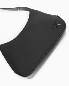 SCULPTED MIX ROUND SHOULDER BAG, BLACK, hi-res