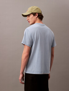 Acid Wash Logo T-shirt, Faded Denim, hi-res