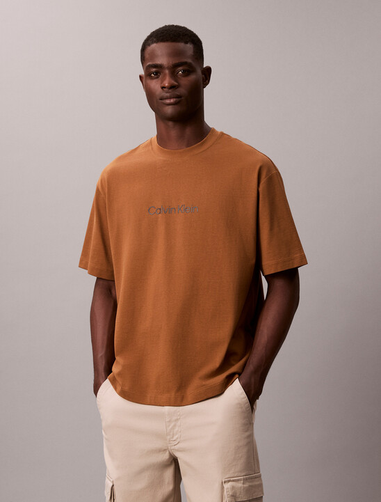 Calvin Logo Crew Neck Tee