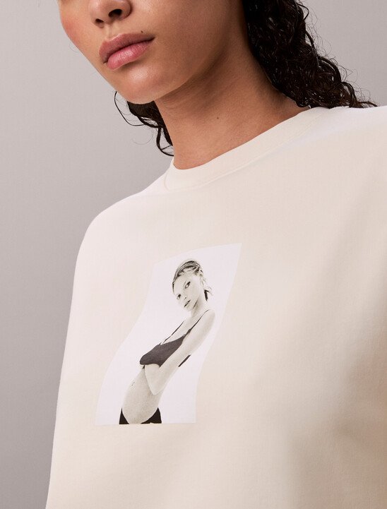 Kate Moss Terry Graphic Relaxed Sweatshirt