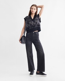 Recycled Crossbody Bag, BLACK, hi-res