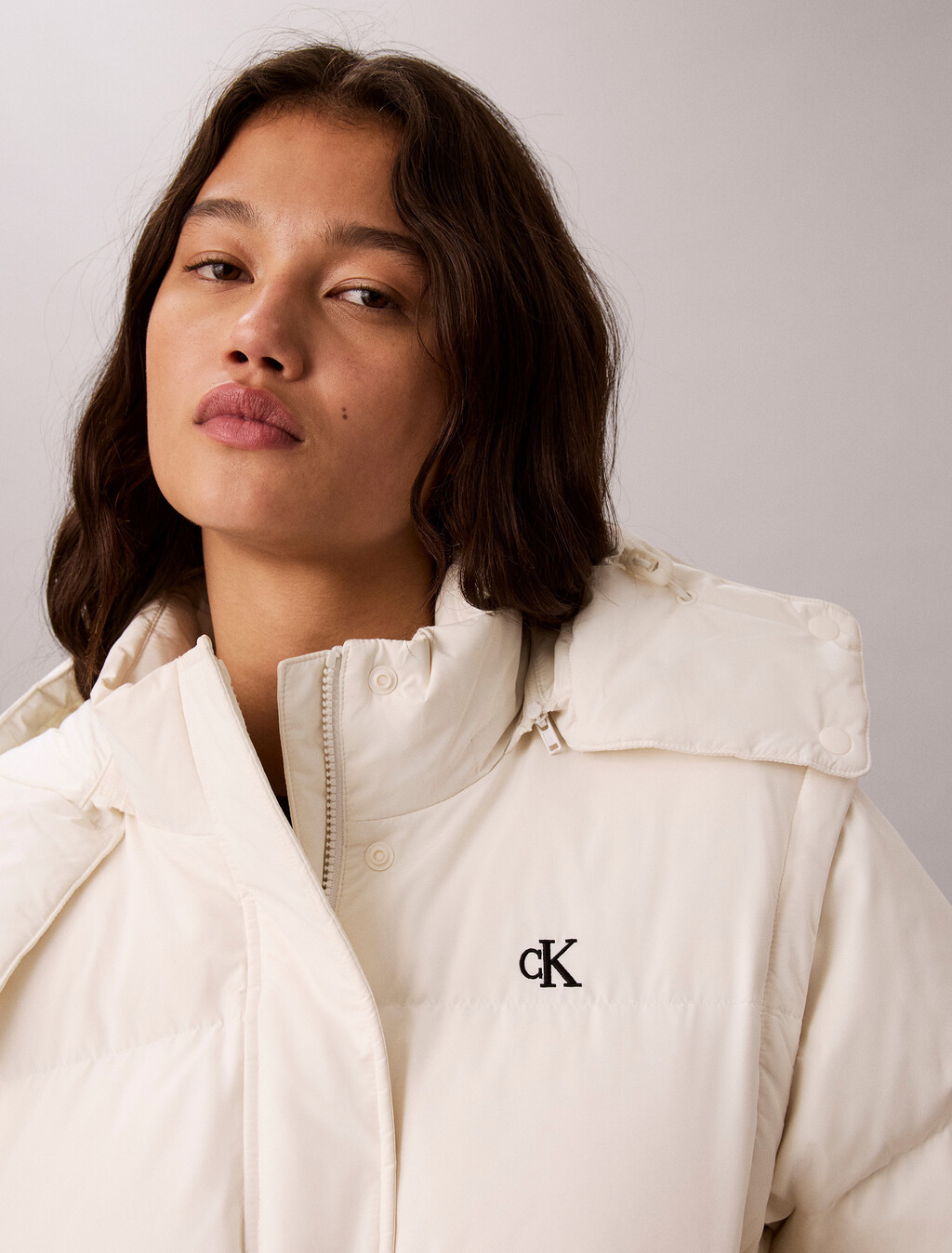 2-in-1 Convertible Down Puffer Jacket, Tofu, hi-res