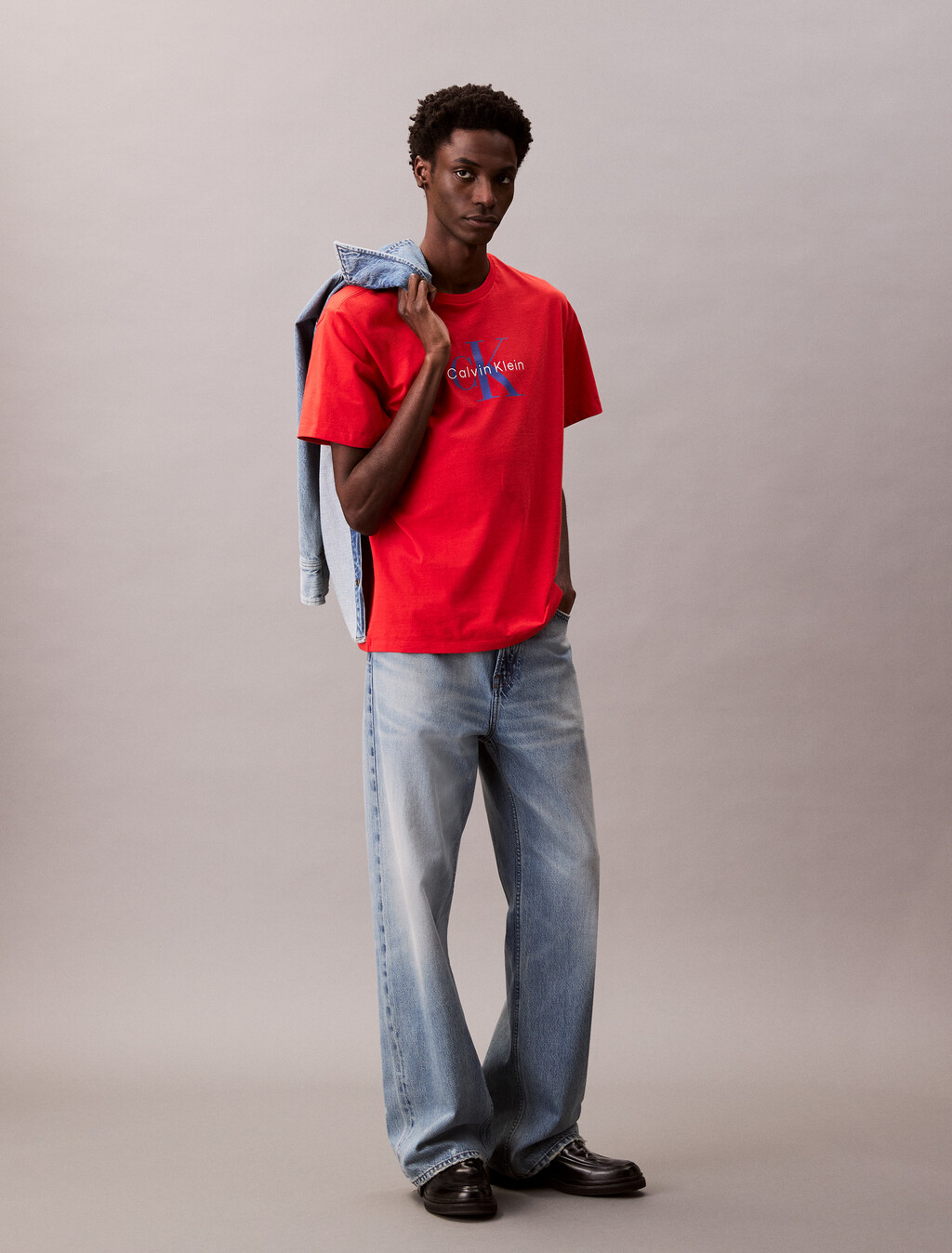 Monogram T-shirt, Red Alert, hi-res