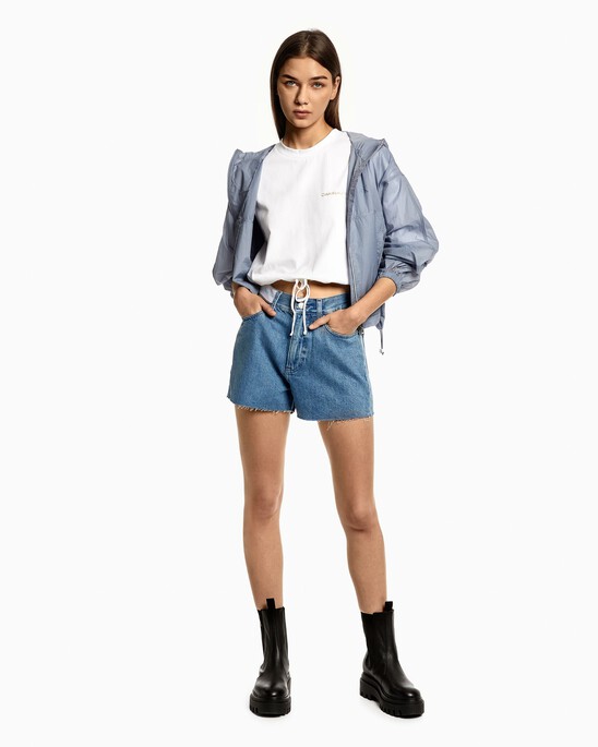 CROPPED MONOGRAM TEE
