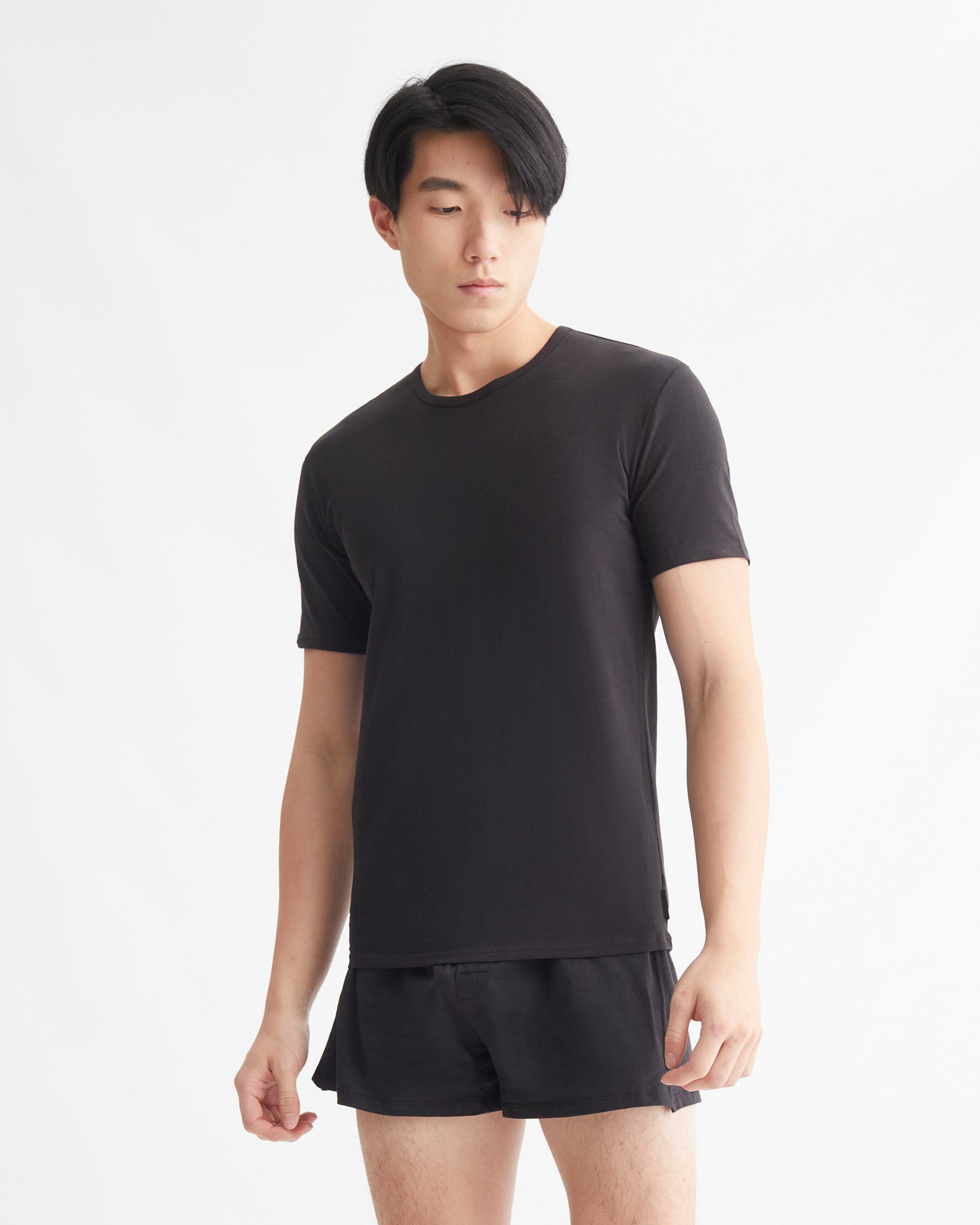 Calvin klein cotton stretch crew neck t shirt online