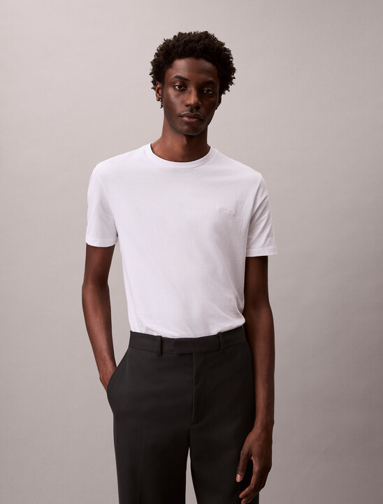 Solid Liquid Touch Crewneck Tee