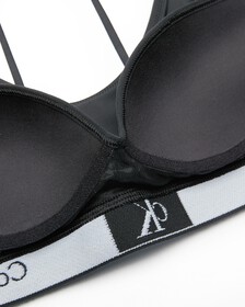 Calvin Klein 1996 Lightly Lined Bralette, Black, hi-res