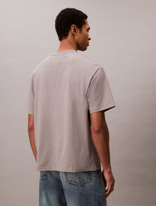Calvin Klein Logo Relaxed Tee, Steeple Gray, hi-res