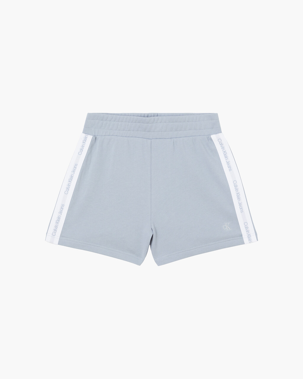 SIDE LOGO TAPE SWEATSHORTS, Silver Sky, hi-res