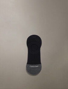 Color Block Sneaker Liner Sock, BLACK, hi-res