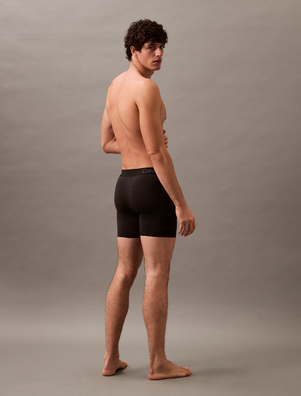 Microfiber Tech Boxer Brief, Black, hi-res