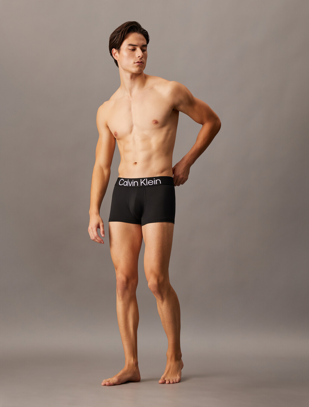 Bold Logo Low Rise Trunks 3 Pack, BLACK/BLACK/BLACK, hi-res