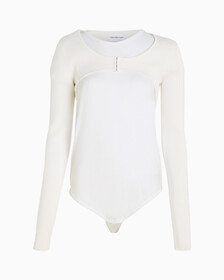 Cotton Micro Cardigan, Ivory, hi-res