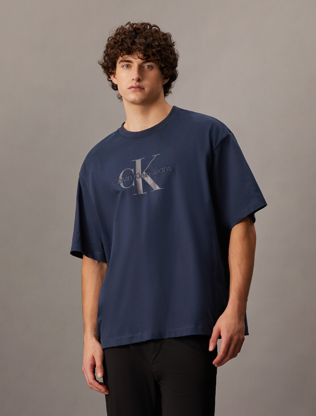 Monogram Regular Tee, Dark Sapphire, hi-res