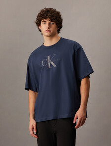Monogram Regular Tee, Dark Sapphire, hi-res