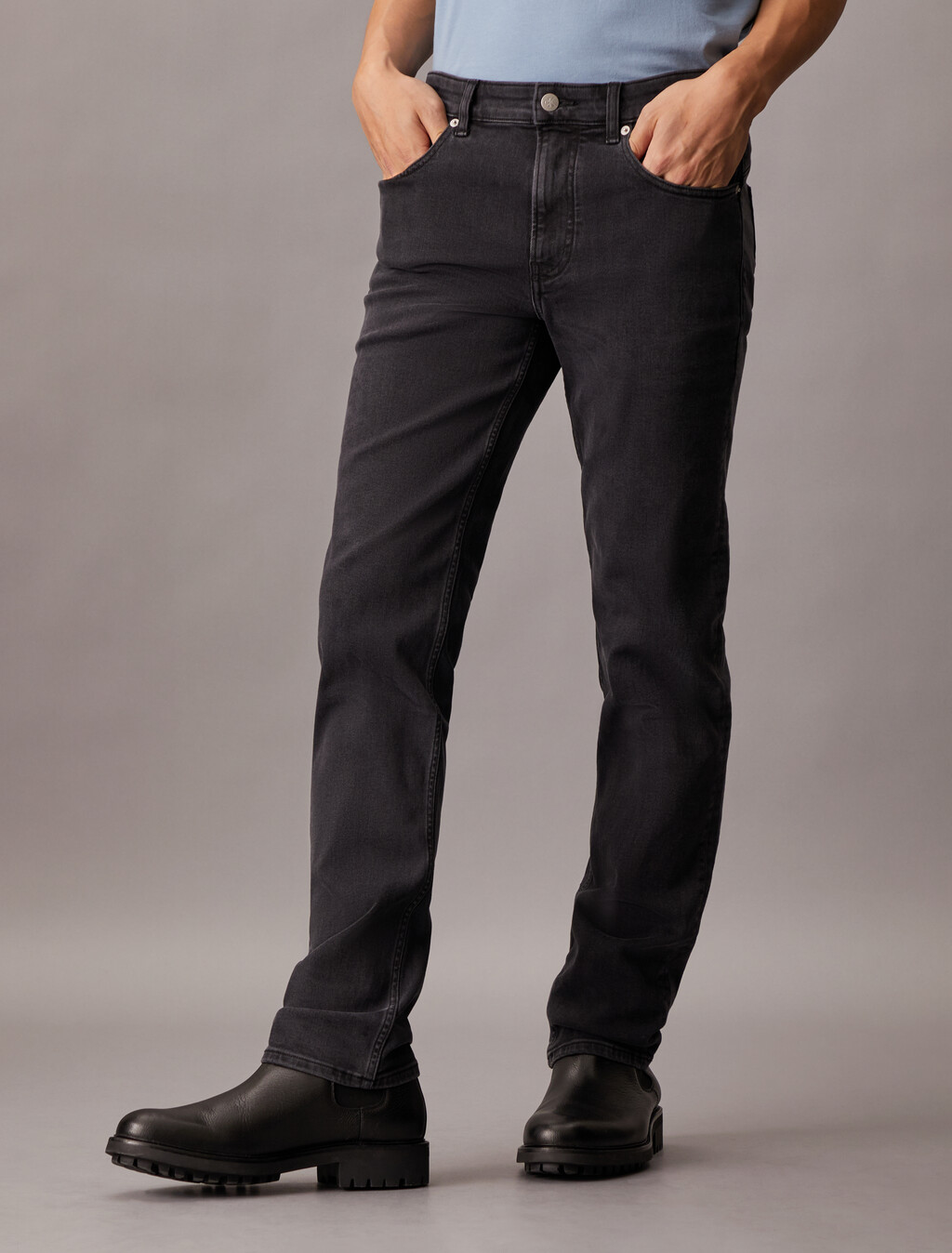 Italian Denim Body Jeans, Denim Black, hi-res