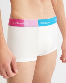 PRIDE COTTON COLOR BLOCK TRUNKS, White w/ Shocking Blue, hi-res