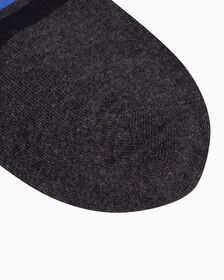 Men's 1 Pack Stripe Crew Socks, BLACK, hi-res