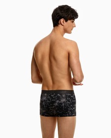 CK BLACK MICRO LOW RISE TRUNK, CYANOTYPE FLORAL_SLEEK GREY, hi-res