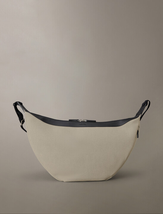 Canvas Crescent Sling Bag