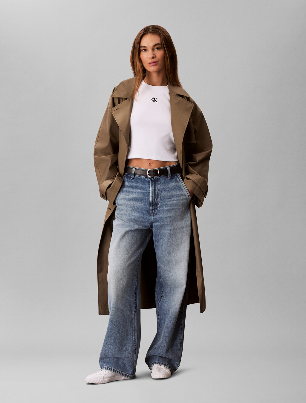 Rib Knit Baby Tee, Brilliant White, hi-res