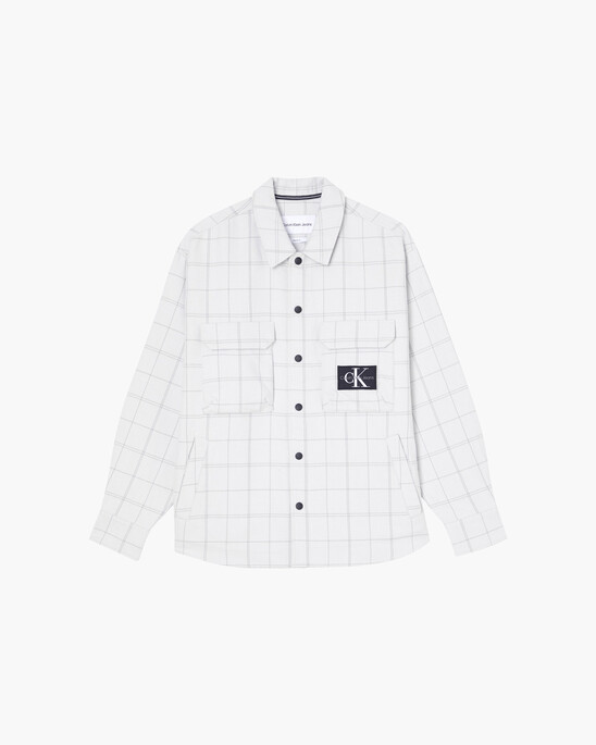 MONOGRAM BADGE SHADOW OVERSHIRT