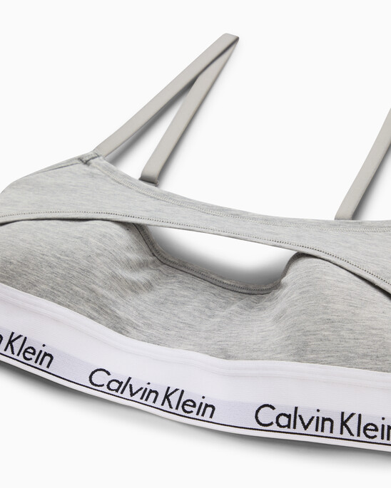Modern Cotton Deconstructed Lightly Lined Bralette
